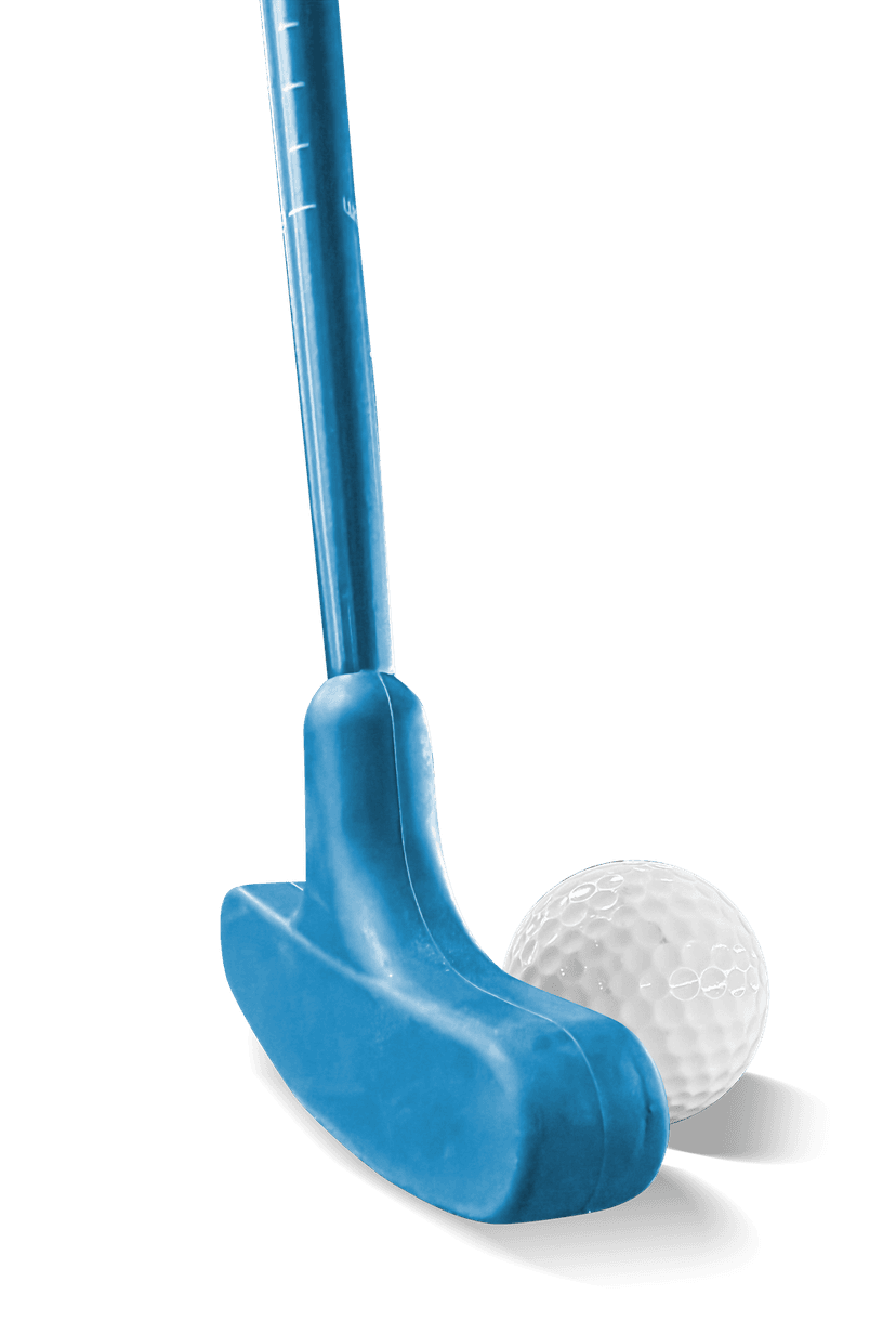 Pixel Putt digital mini golf ball - contact us for interactive putting game